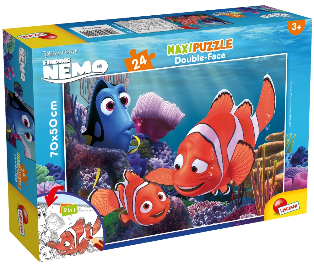 Παζλ, Lisciani, Nemo, Παζλ διπλής όψης 24 τεμαχίων