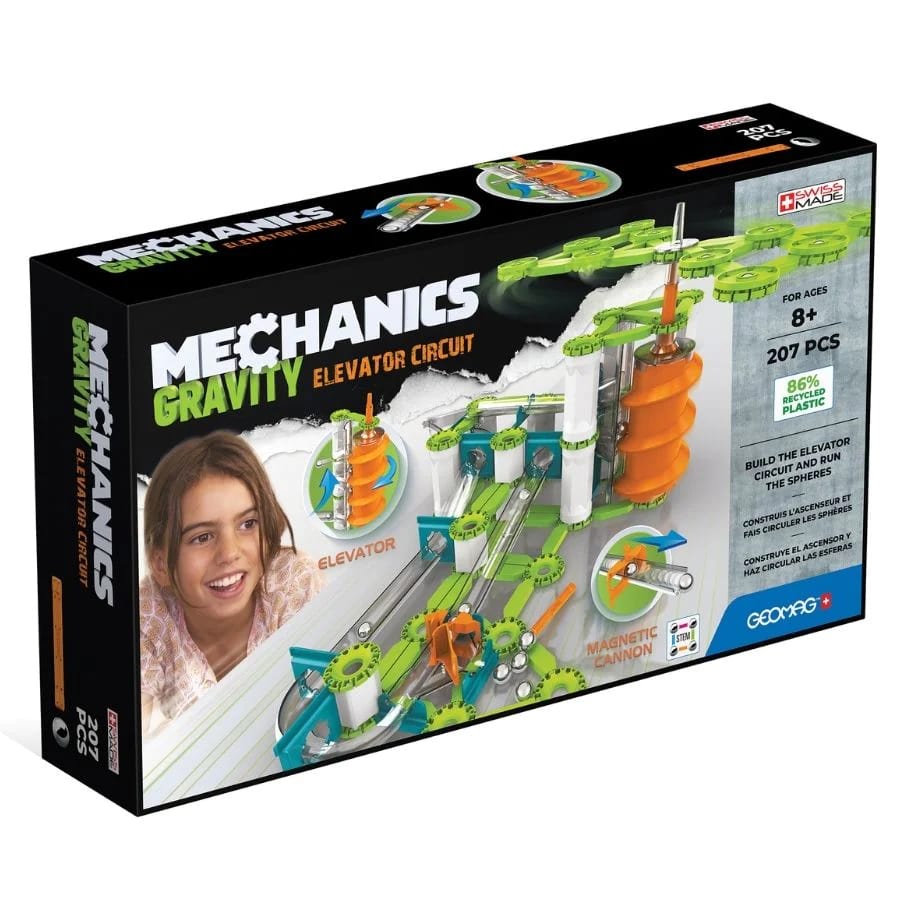 Магнитен конструктор Mechanics 765, Гравитационна асансьорна верига, 207 части