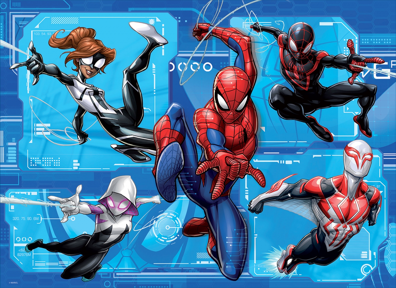 Παζλ, Lisciani, Spiderman, Διπρόσωπο παζλ 108 τεμαχίων