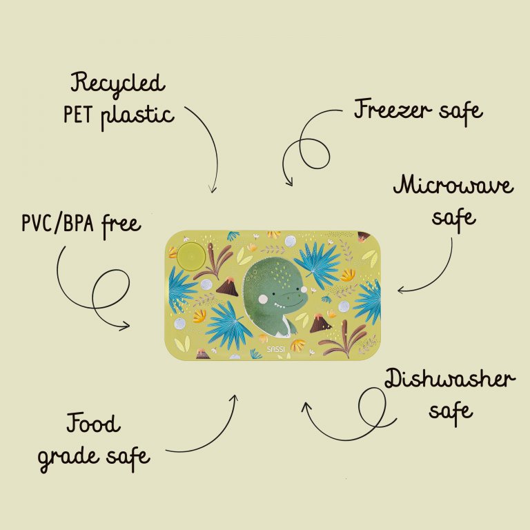 Lunchbox, Sassi, Dinosaur