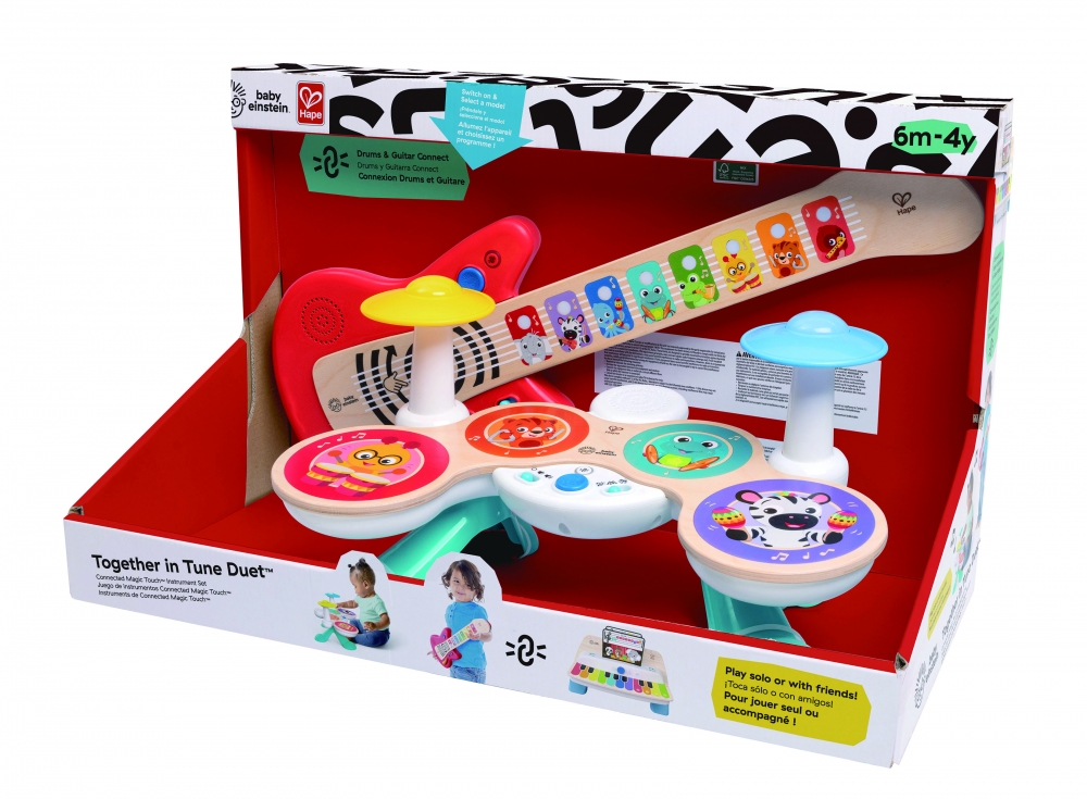Σετ Αισθητηριακών Οργάνων, Hape, Baby Einstein, Κιθάρα και Τύμπανα