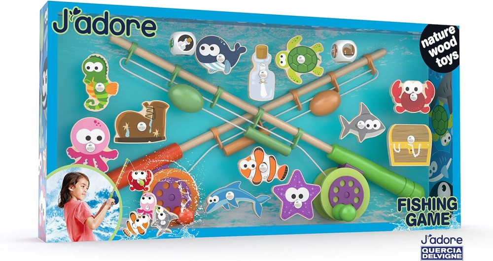 Διασκεδαστικό παιχνίδι, J′adore, Θησαυρός Ψαρέματος, 16 κομμάτια