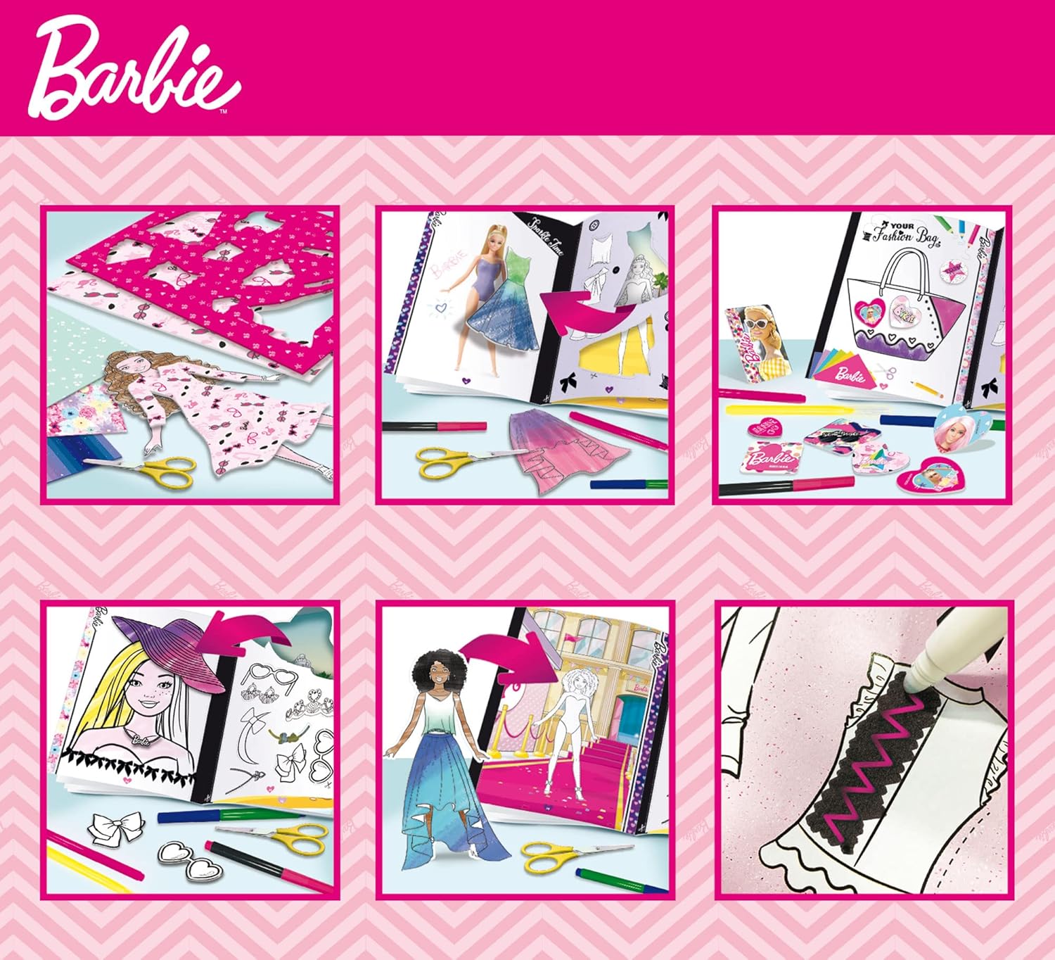 Δημιουργικό σετ, Lisciani, Barbie, Σχολή Μόδας