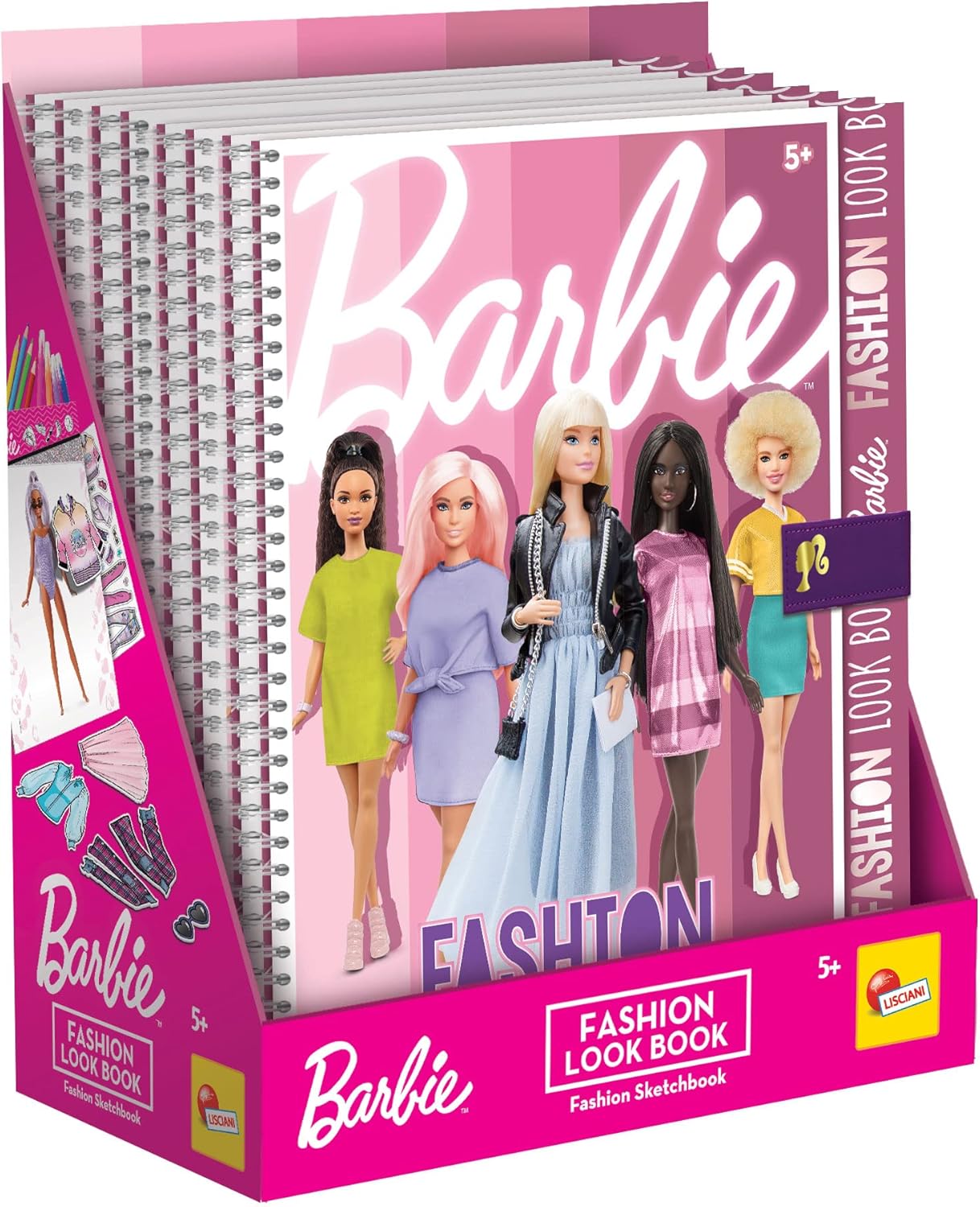 Δημιουργικό σετ, Lisciani, Barbie, Βιβλίο στούντιο μόδας