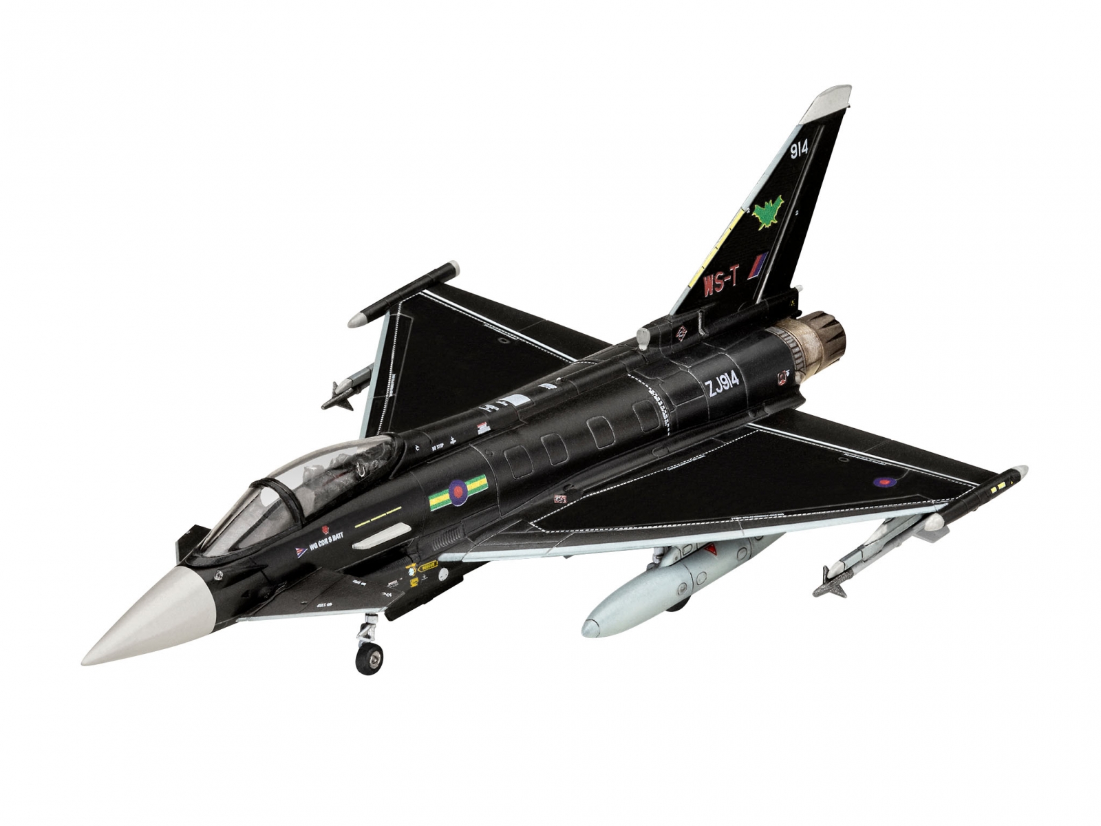 Комплект за сглобяване Eurofighter Typhoon RAF, 63 части