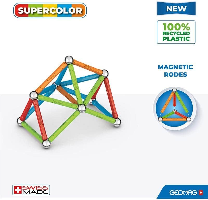 Магнитен конструктор Supercolor 383, 42 части