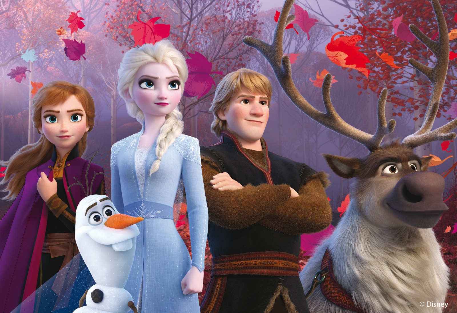 Παζλ, Lisciani, Frozen, Παζλ διπλής όψης 2 x 24 τεμαχίων