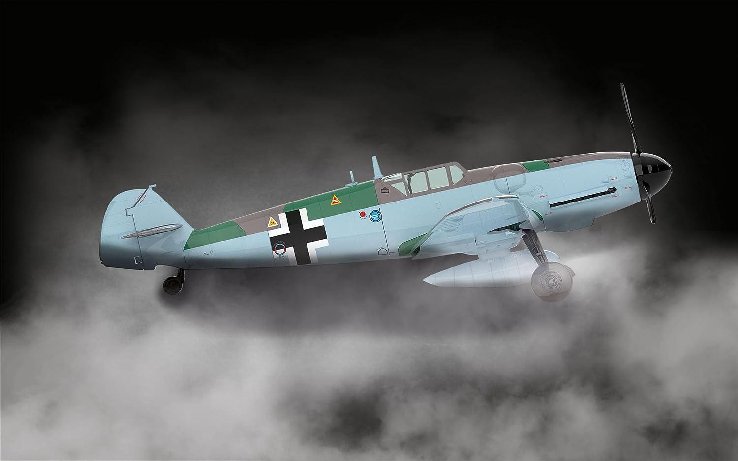 Сглобяем модел Messerschmitt Bf109 G-6 Easy-Click, 54 части