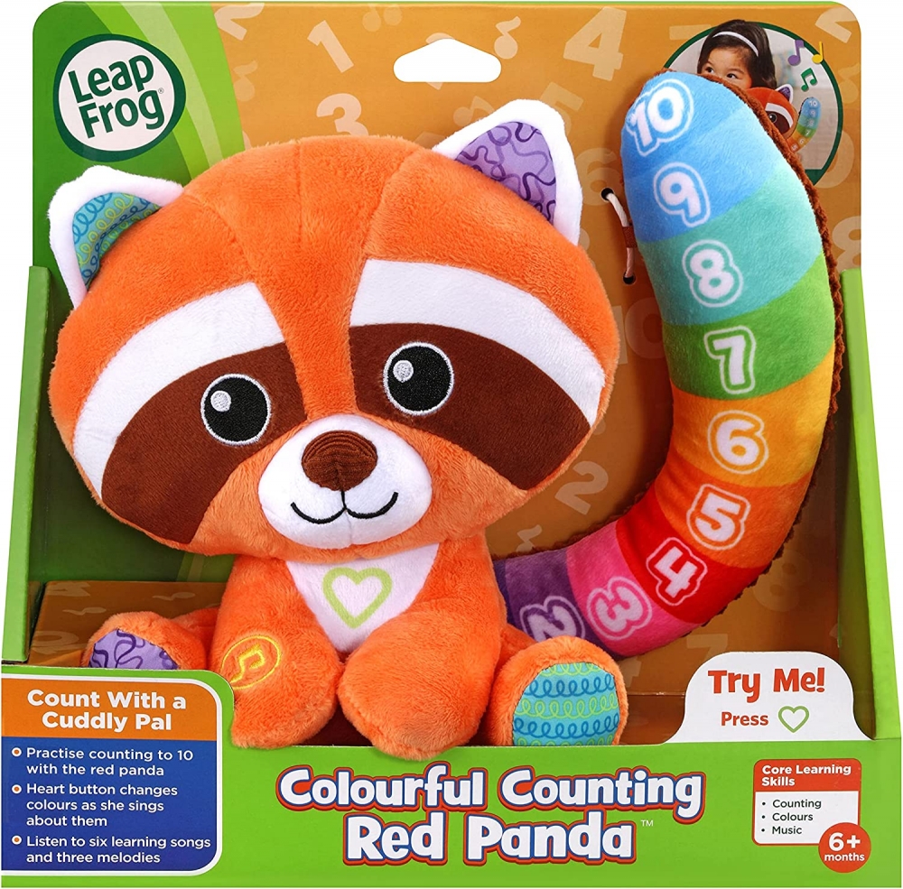 Διαδραστικό παιχνίδι, Leap Frog, Counting Red Panda, Πολύχρωμο