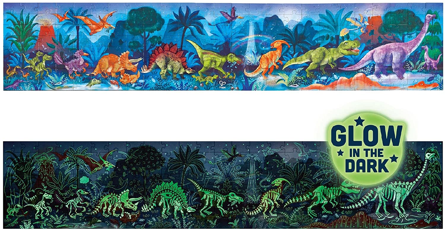 Puzzle Dinosaurs, Λάμψη στο σκοτάδι, 200 τεμάχια