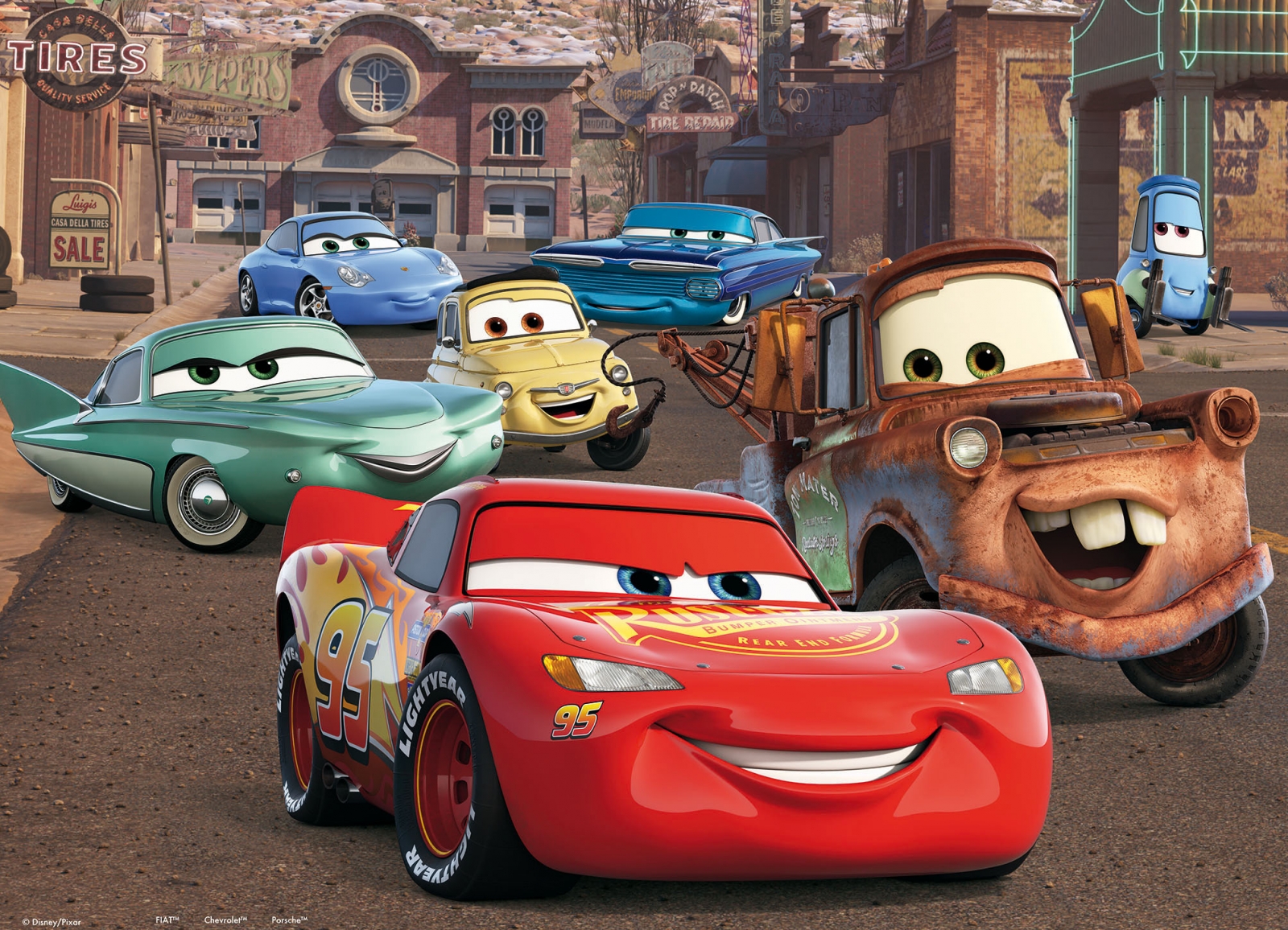 Παζλ, Lisciani, Cars 3, Παζλ διπλής όψης 108 τεμαχίων