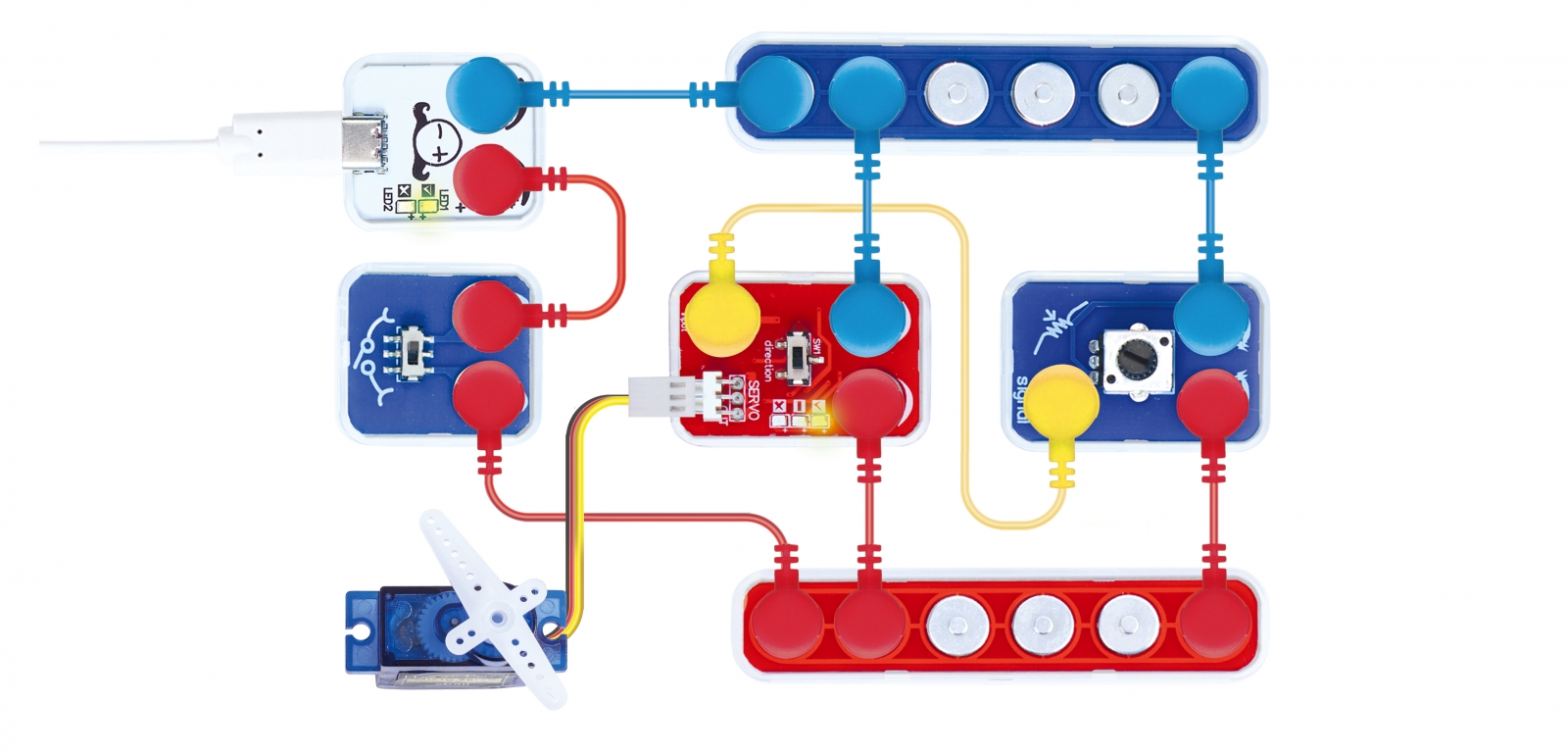 Εκπαιδευτικό σετ, Hape, LabBox, Εξερεύνηση κυκλώματος, Ανεβάζοντας επίπεδο, 47 τεμάχια