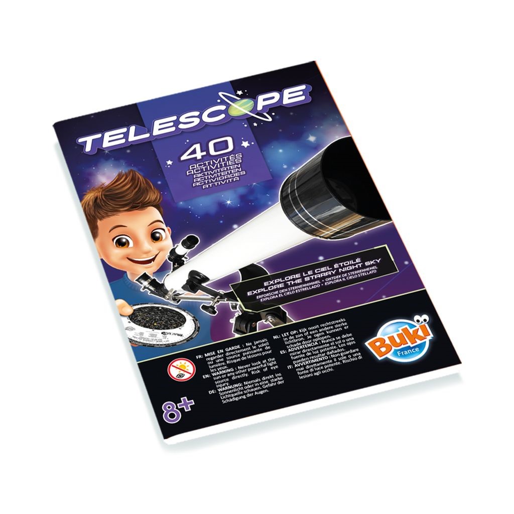 Εκπαιδευτικό παιχνίδι, Buki France, Τηλεσκόπιο, 40 δραστηριότητες