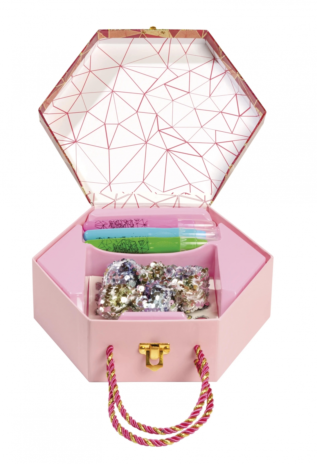 Creative Set, Totum, Hair Chalk and Glitter Tattoos, 8 τεμάχια