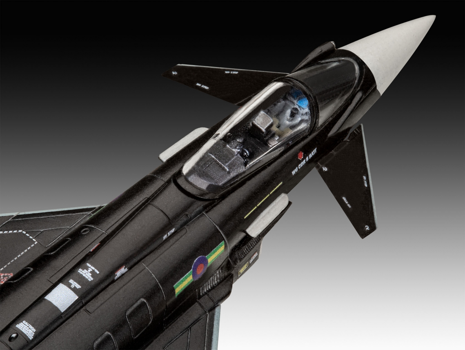 Комплект за сглобяване Eurofighter Typhoon RAF, 63 части