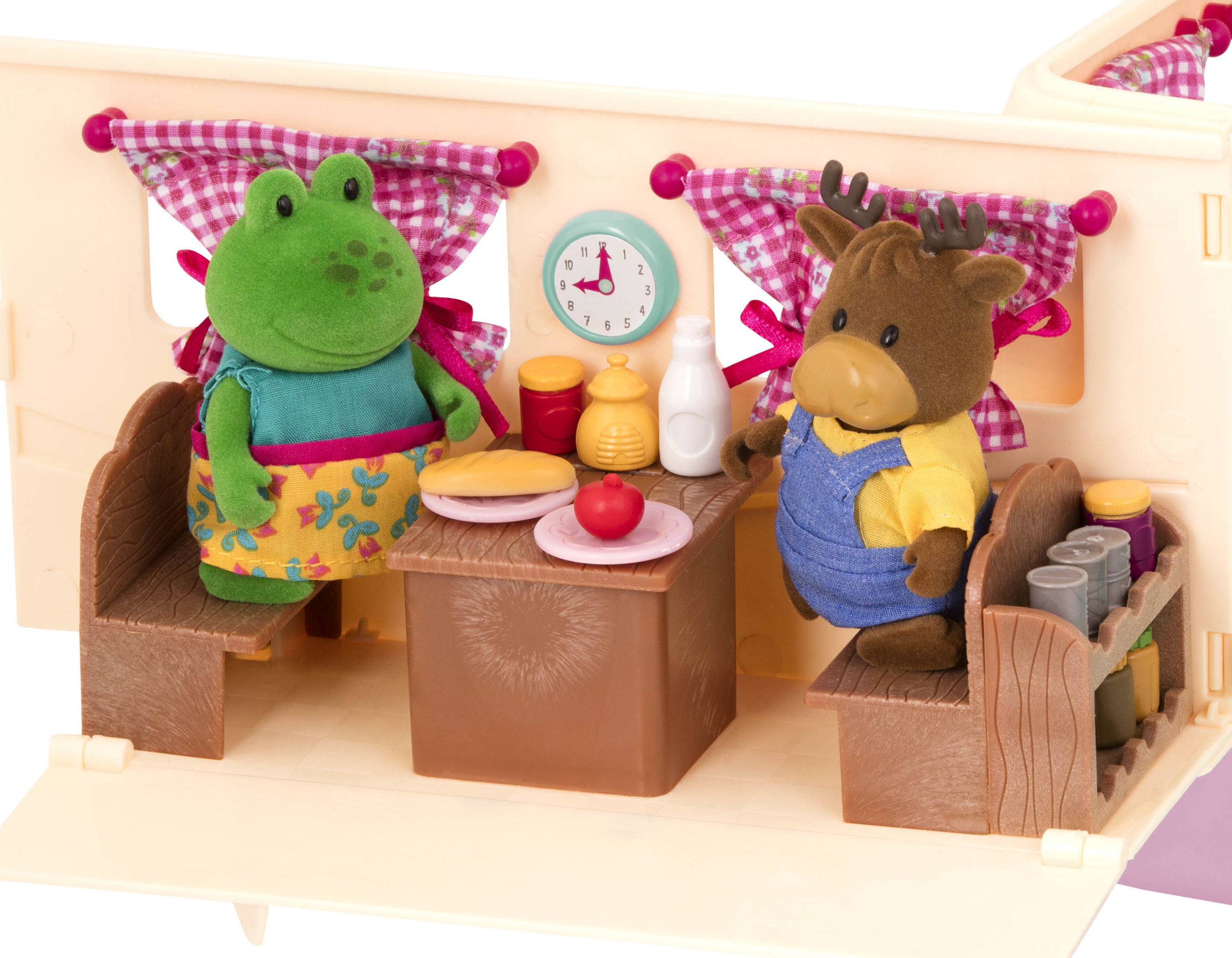 Li'l Woodzeez - Cars with Caravan Playset