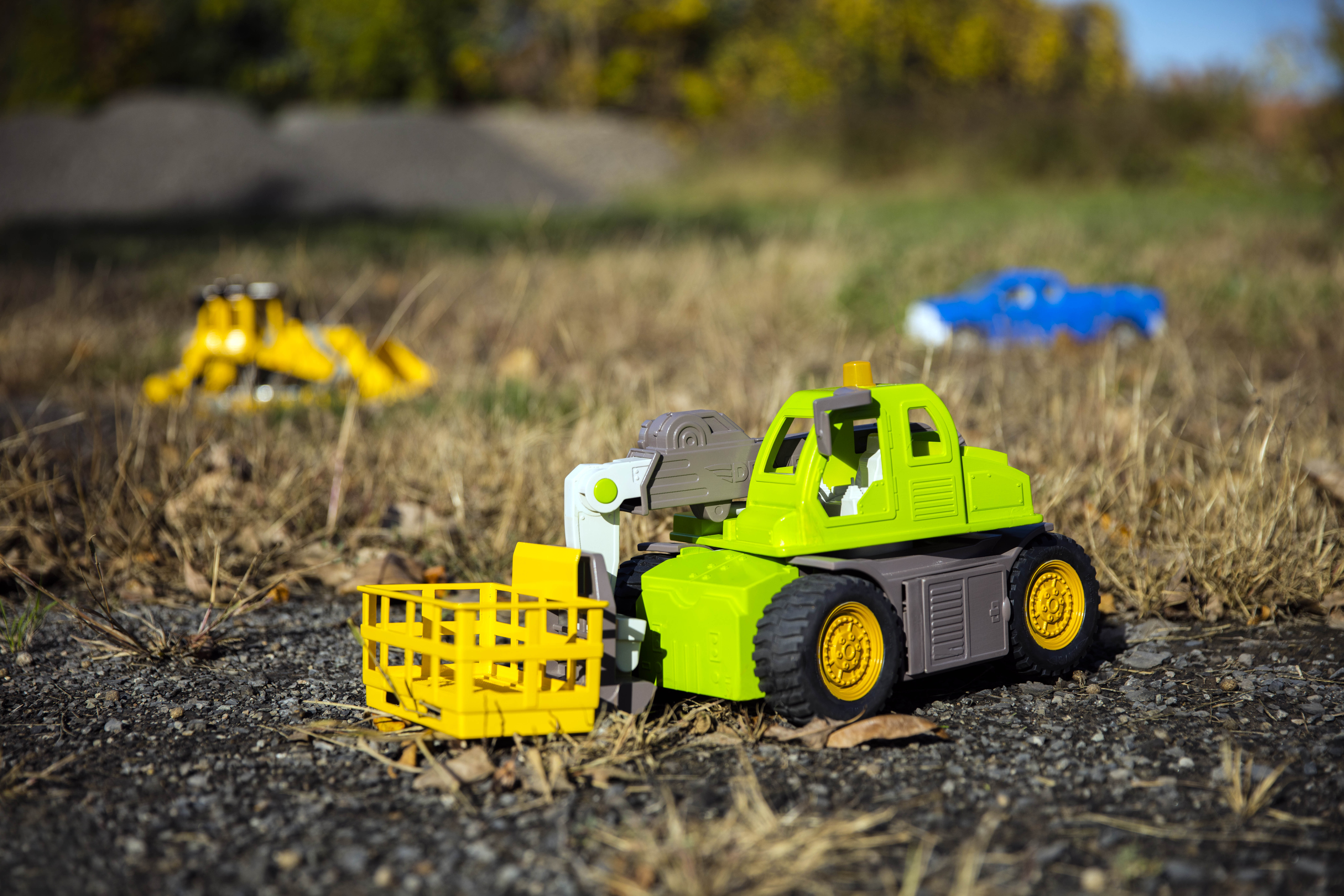 Τηλεσκοπικό ανυψωτικό μηχάνημα με ήχο και φως