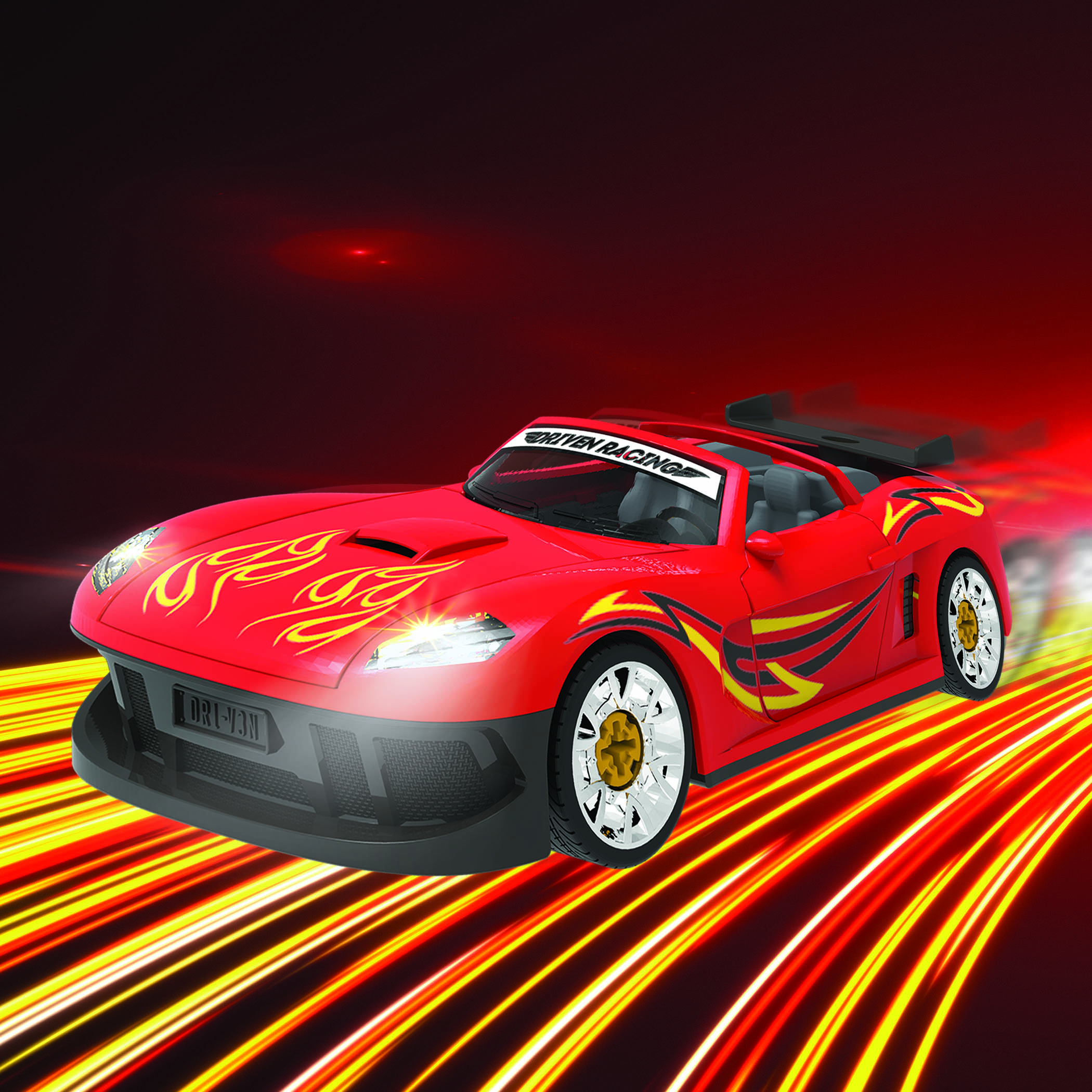 Κατασκευή σπορ αυτοκινήτου με ήχο και φως