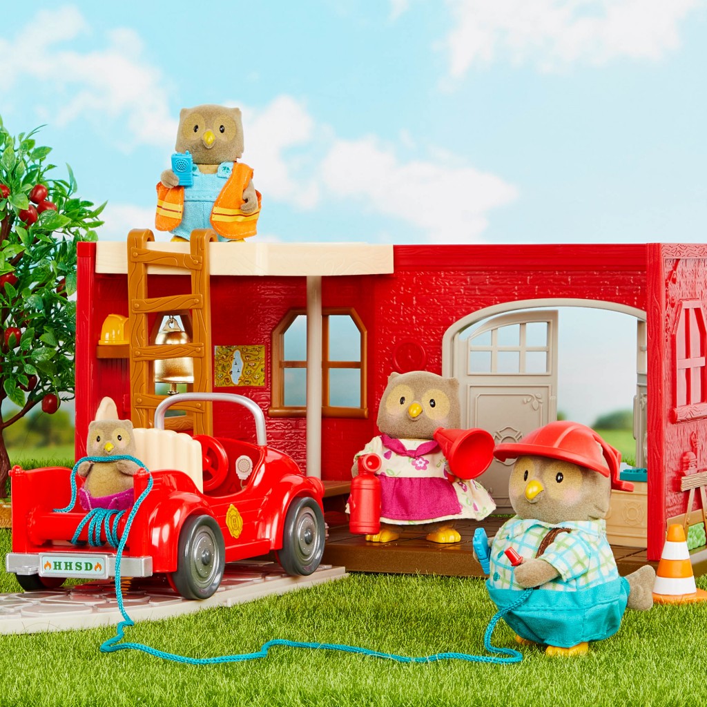 Li'l Woodzeez Playset - Πυροσβεστικός Σταθμός