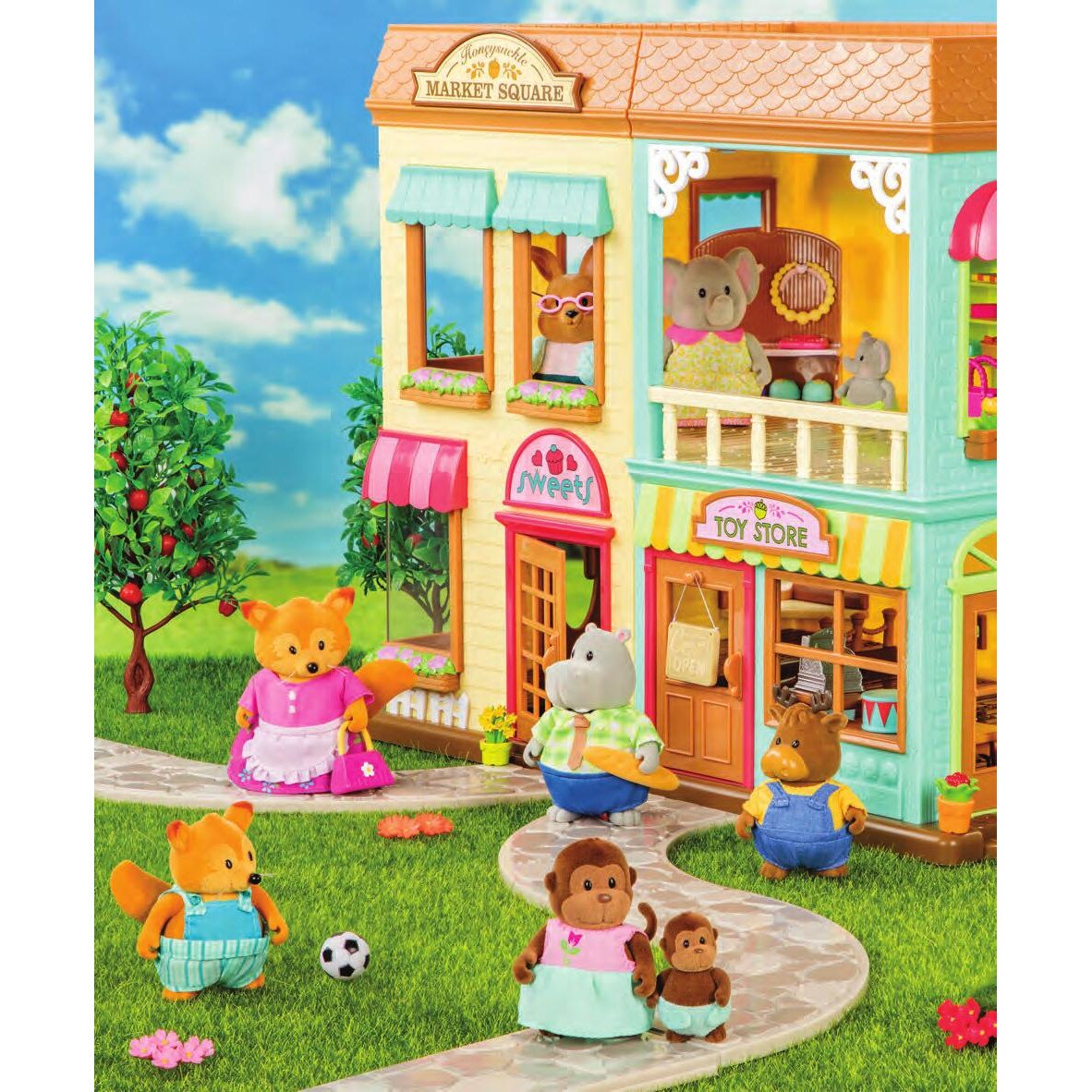 Lil Woodzeez Light Effects Store Playset