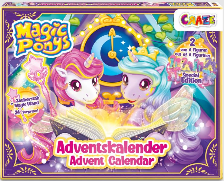 Χριστουγεννιάτικο Ημερολόγιο Advent, Craze, Μαγικά Πόνυ, 24 τεμάχια
