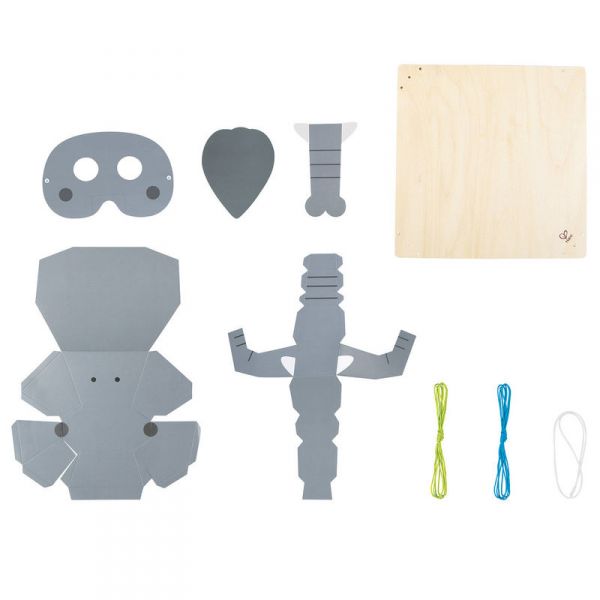 H5123 Ζωγραφική και μάσκα DIY - Elephant