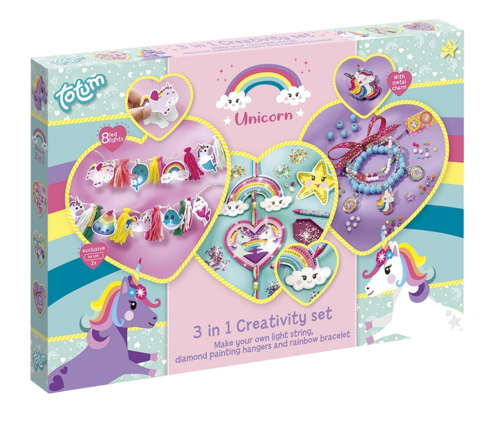Δημιουργικό σετ, Totum, Unicorn 3 σε 1