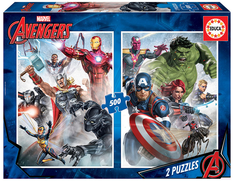 Marvel mania - παζλ 2x500 τεμαχίων