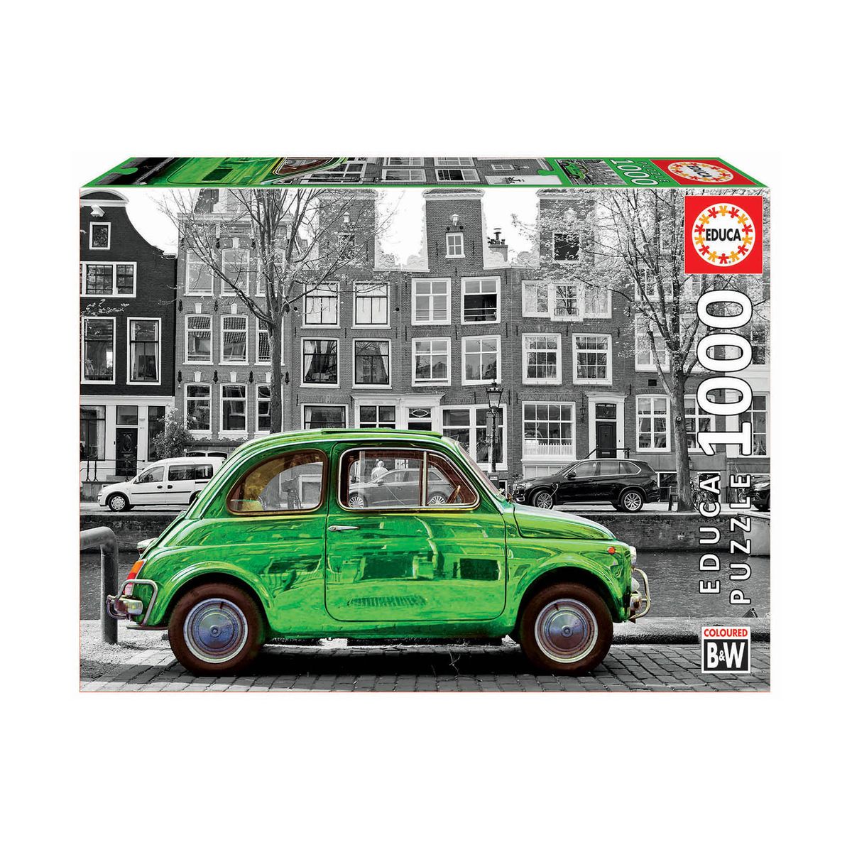 Αυτοκίνητα στο Άμστερνταμ - Ασπρόμαυρο Παζλ 1000 Τεμάχια