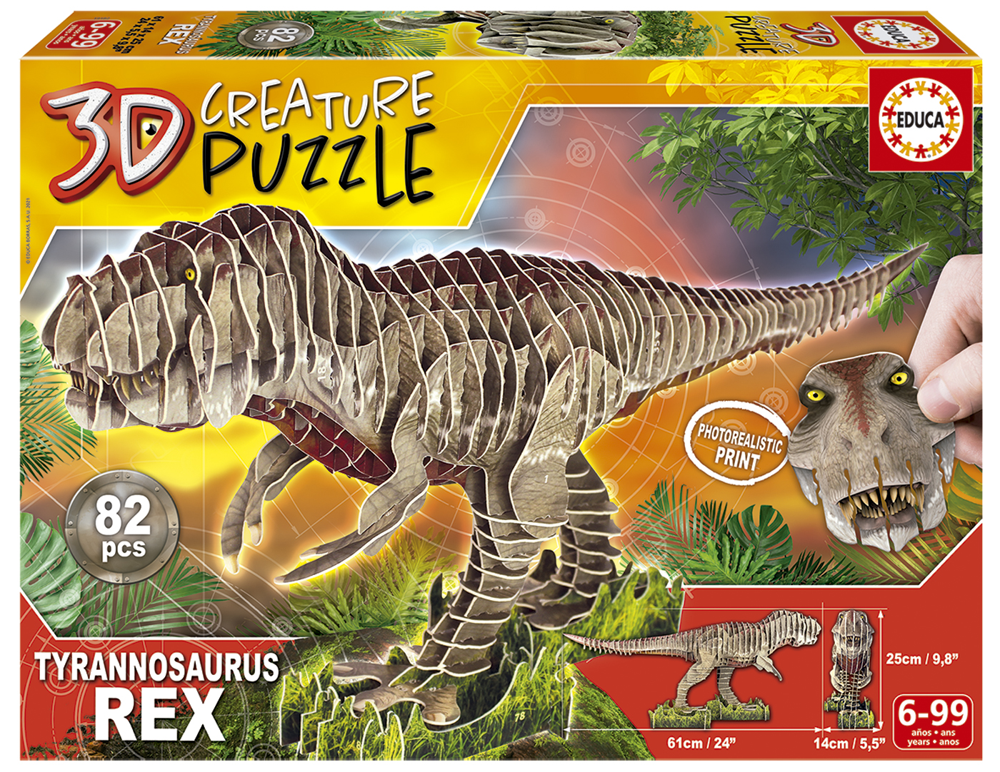 3D παζλ T-Rex