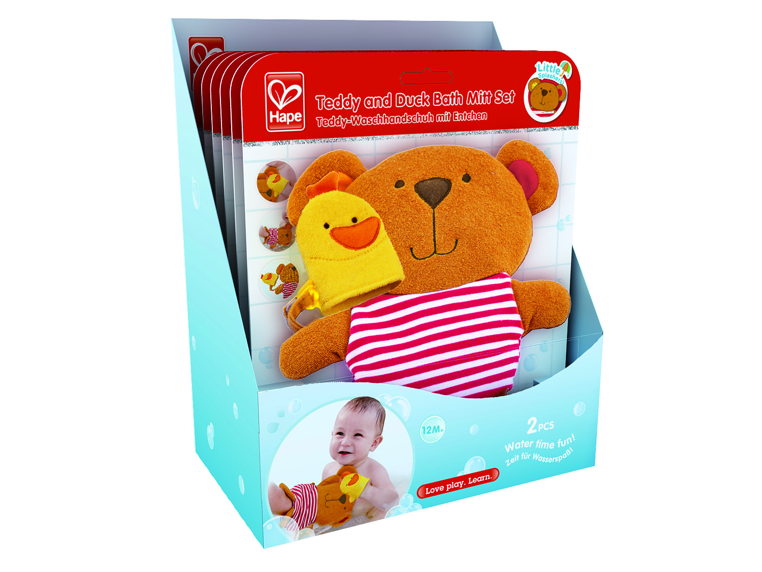 Παιχνίδι μπάνιου – Αρκούδα και παπάκι