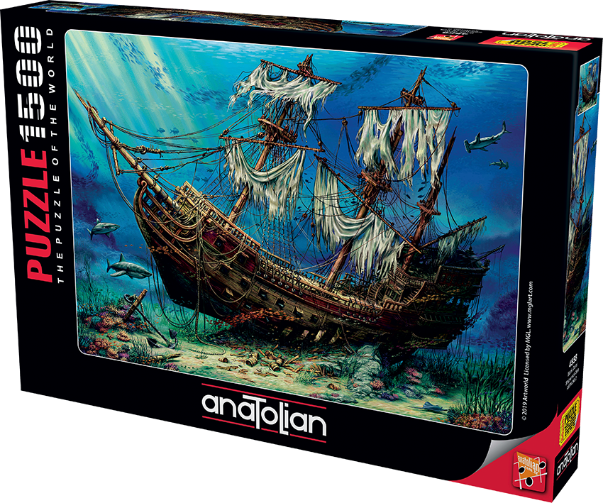 Ναυαγισμένο πλοίο - παζλ 1500 τεμαχίων