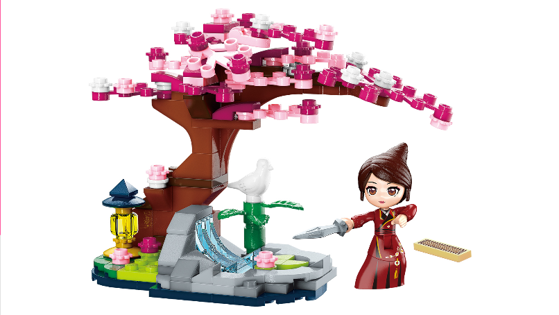 Κατασκευαστής, Qman, Mulan, Ηρωίδα της Αρχαίας Κίνας, Sword Training, 138 Pieces