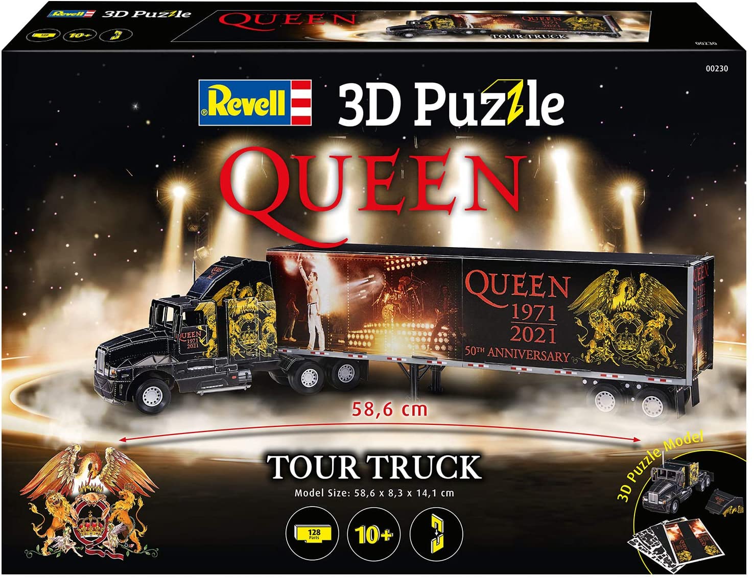3D Puzzle - Φορτηγό και ρυμουλκούμενο QUEEN