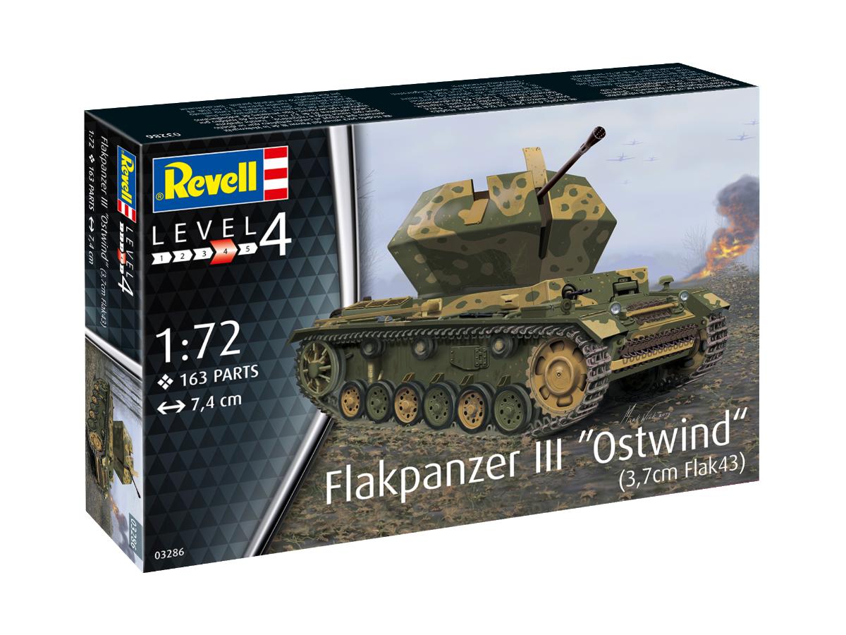 Δεξαμενή Flakpanzer III Ostwind - μοντέλο συναρμολόγησης