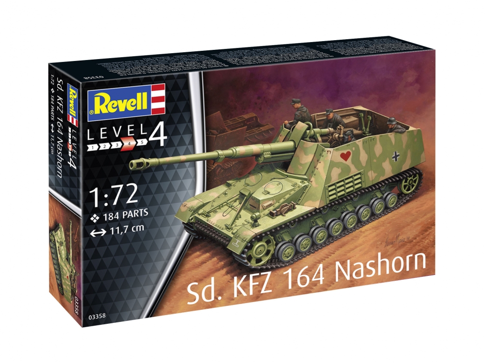 Μοντέλο συναρμολόγησης, Revell, Tank Sd.Kfz. 164 Nashorn, 184 μέρη