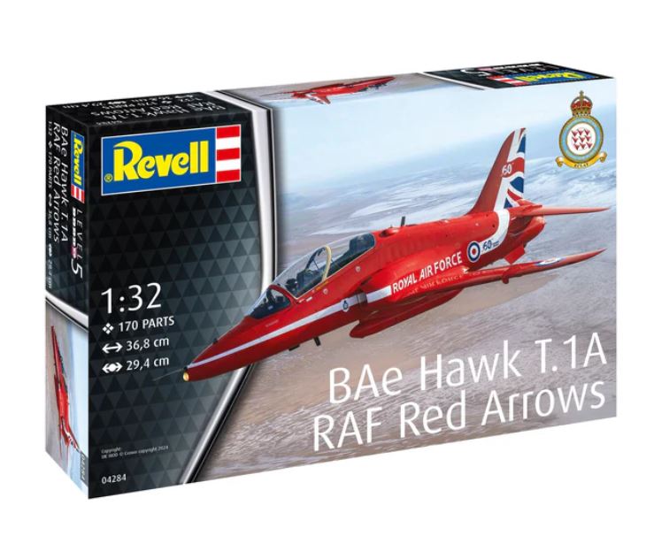 Μοντέλο συναρμολόγησης, Revell, μαχητικό BAe Hawk T.1A RAF Red Arrows, 170 ανταλλακτικά