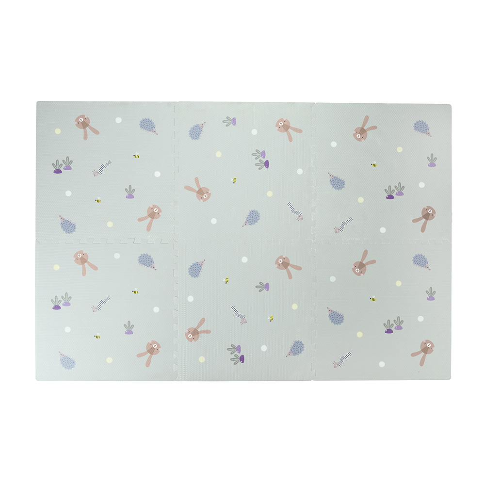 Παζλ μαλακό βρεφικό χαλάκι Urban Garden XL, 180 x 120 cm