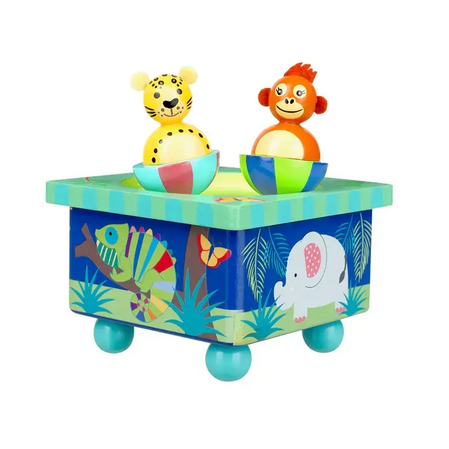 Music Box "Dancing Animals" - Ζώα της Ζούγκλας