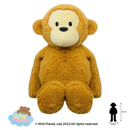 Λούτρινο παιχνίδι, Monkey 34cm Wild Planet