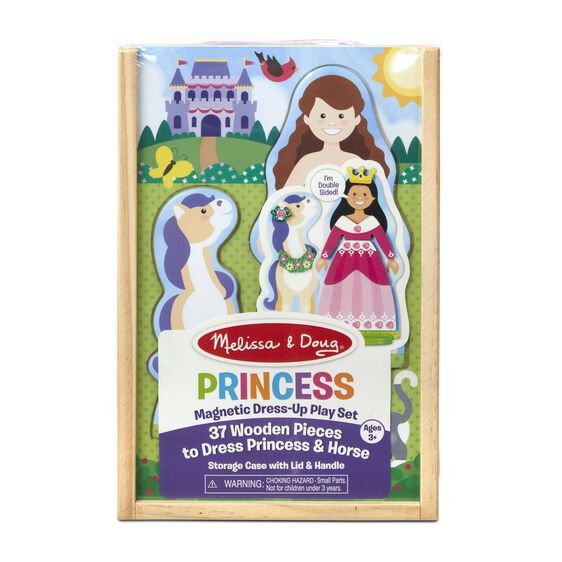 Μαγνητικό ξύλινο σετ φορέματος - Princess