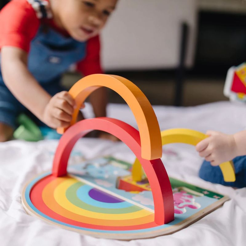 Ξύλινο παζλ - Rainbow - Melissa & Doug