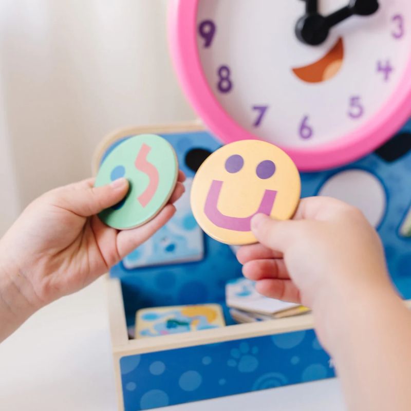 Εκπαιδευτικό Ξύλινο Μαγνητικό Ρολόι - Tickety Tock - Melissa & Doug