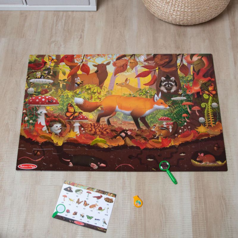 Двустранен пъзел за търсене и намиране - Let's Explore - Melissa & Doug