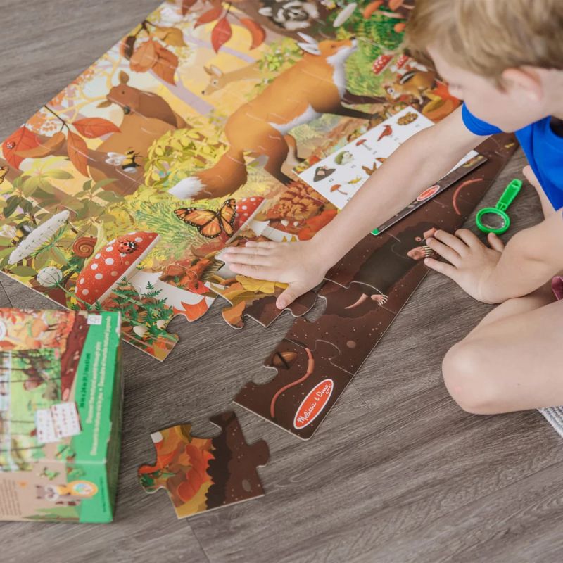 Двустранен пъзел за търсене и намиране - Let's Explore - Melissa & Doug